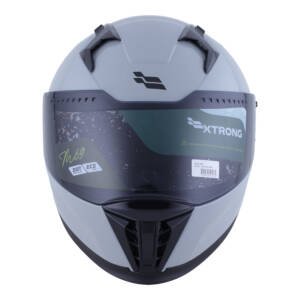 XTR-M69 ECE-2206 XTRONG GRIS-NARDO BRILLO SP NEGRO-BRILLO VISOR HUMO M | SKU16891
