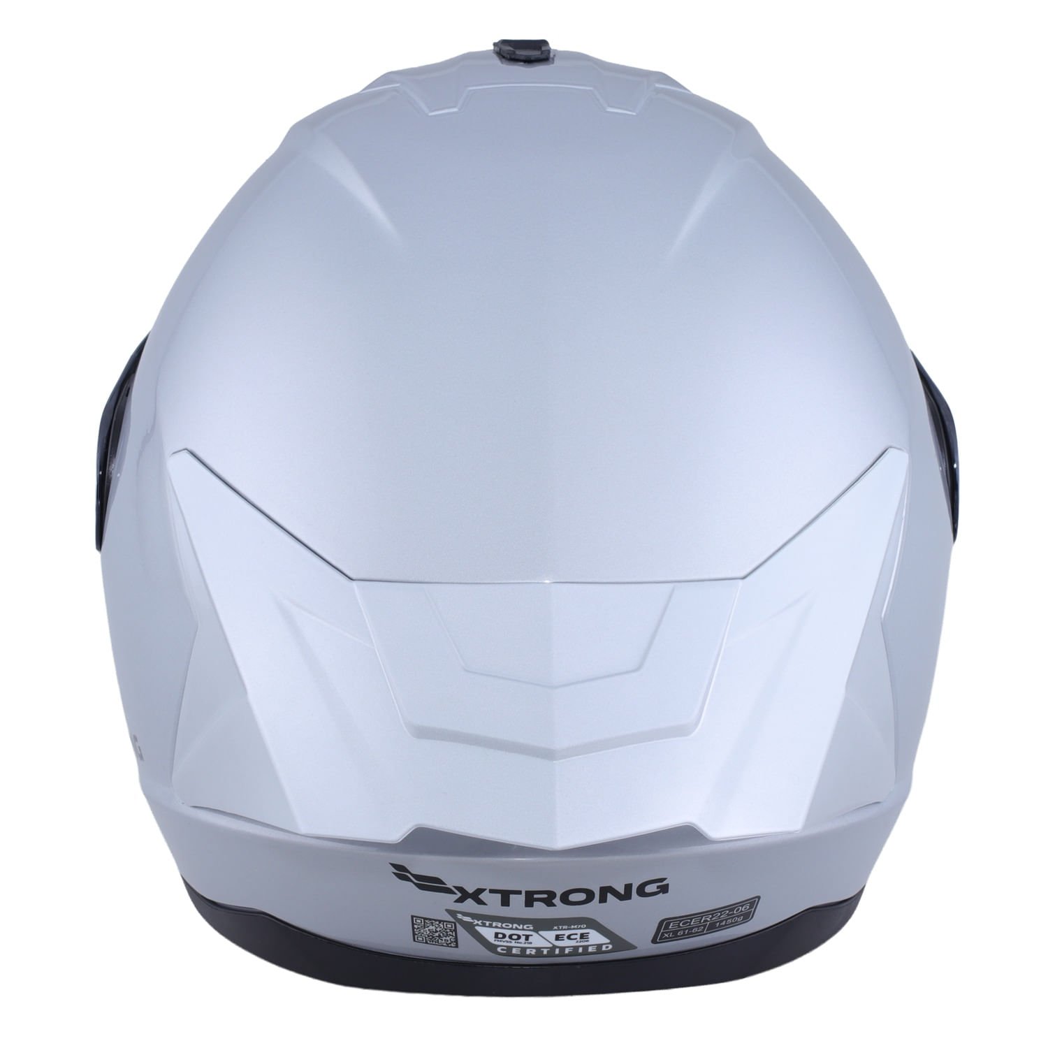 XTR-M70 ECE-2206 XTRONG PLATA BRILLO SP PLATA-BRILLO VISOR PLATEADO M | SKU17463 - Imagen 2