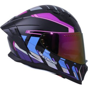 XTR-M69 ECE-2206 XTRONG MACH 1 MORADO-IRIS BRILLO VISOR MORADO M | SKU17475