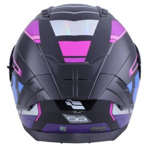 XTR-M69 ECE-2206 XTRONG MACH 1 MORADO-IRIS BRILLO VISOR MORADO M | SKU17475