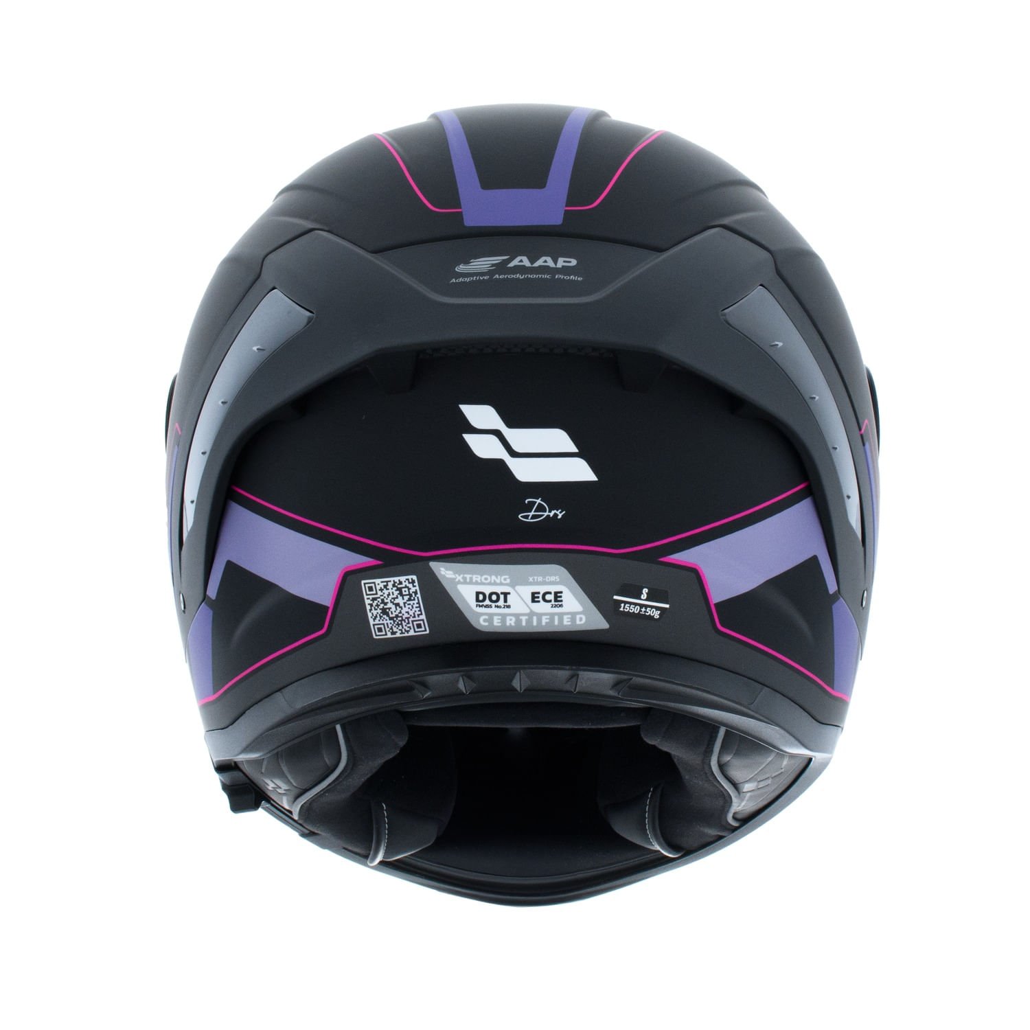 XTR-DRS ECE-2206 XTRONG-GP DROP NEGRO-MORADO MATE VISOR MORADO M | SKU19037 - Imagen 4