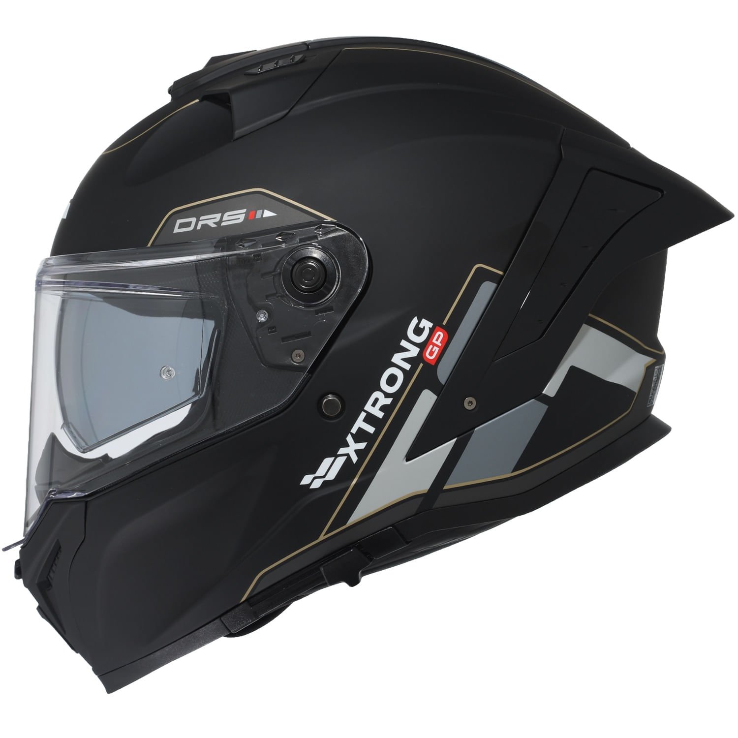 XTR-DRS ECE-2206 XTRONG-GP DROP NEGRO-GRIS MATE VISOR DORADO L | SKU19039 - Imagen 5