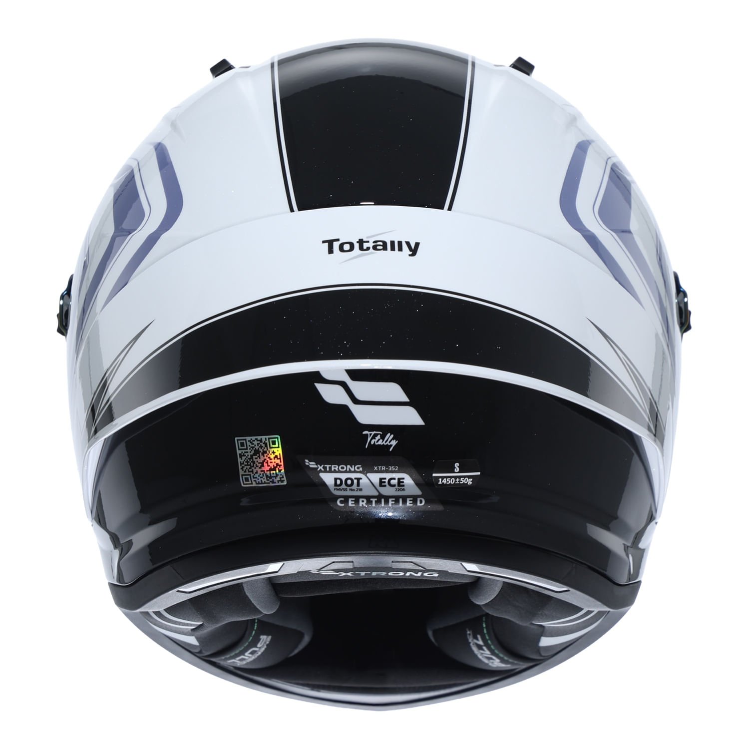 XTR-R1 ECE-2206 XTRONG-GP TOTALLY BLANCO-MORADO BRILLO VISOR MORADO M | SKU19243 - Imagen 5