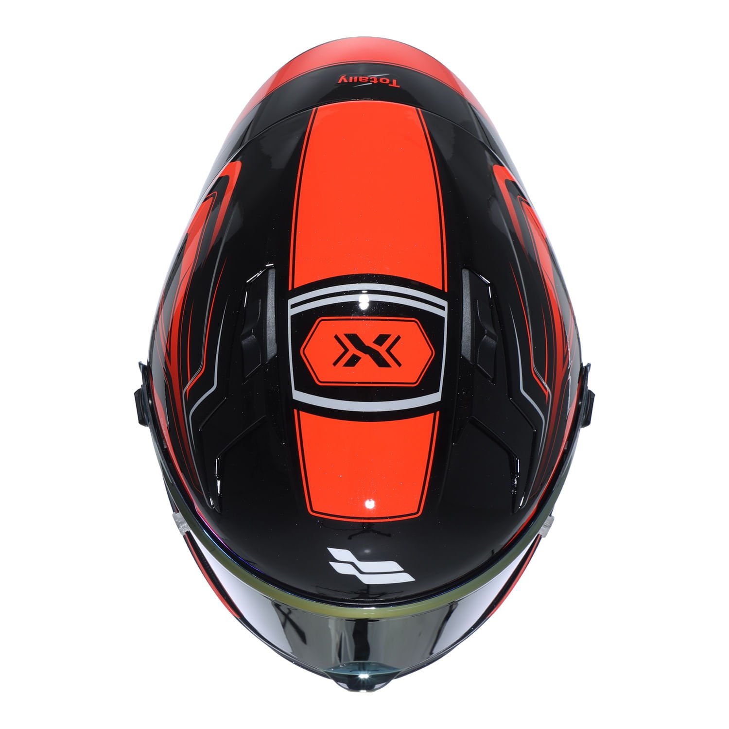 XTR-R1 ECE-2206 XTRONG-GP TOTALLY NEGRO-ROJO BRILLO VISOR ROJO M | SKU19244 - Imagen 5