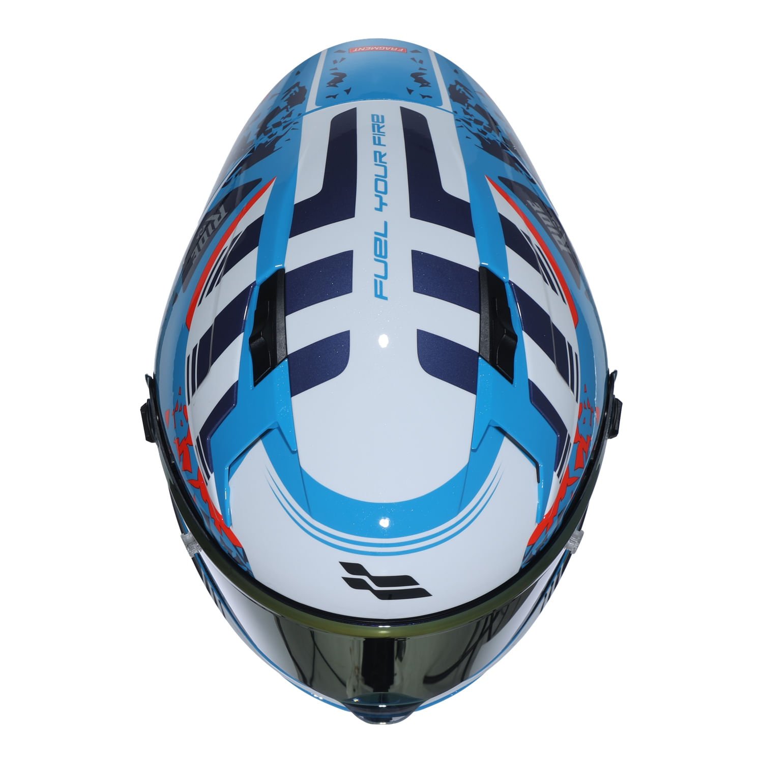 XTR-R1 ECE-2206 XTRONG-GP FRAGMENT ROJO-AZUL BRILLO VISOR ROJO L | SKU19248 - Imagen 5